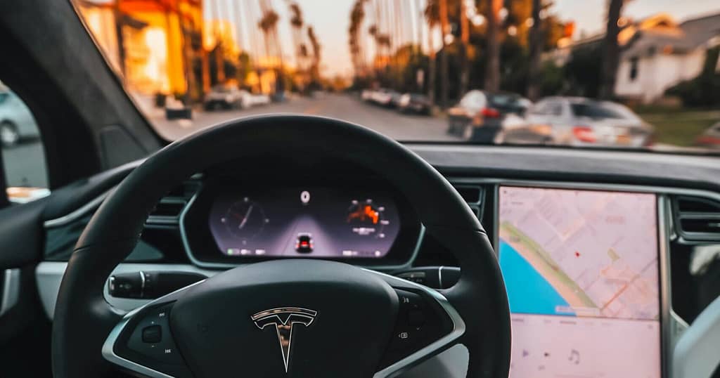 POV: Driving a Tesla in Malibu Beach